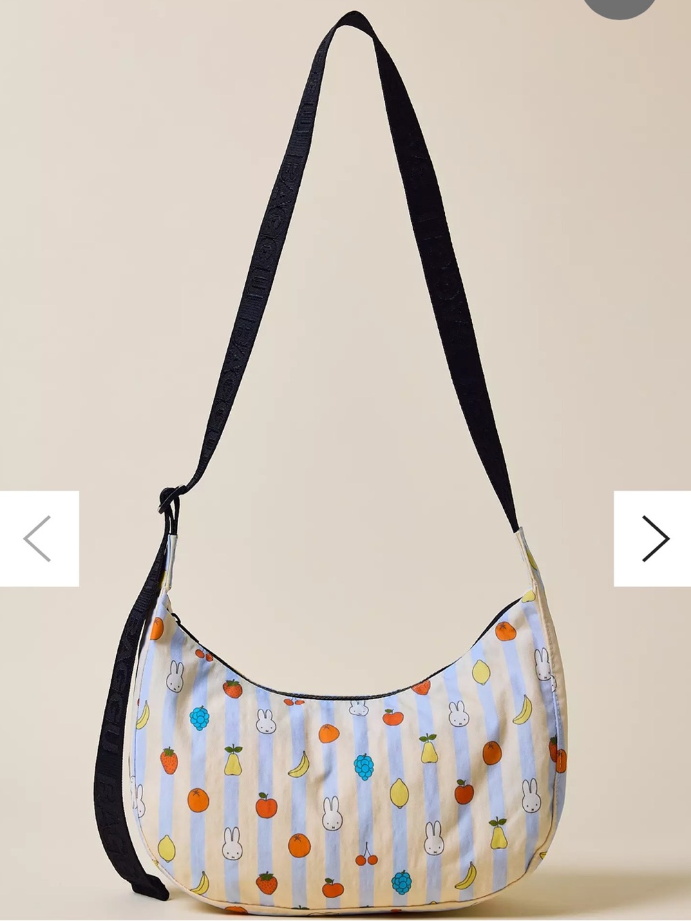 Baggu x Miffy Cream Fruit Print Crossbody Bag - Picture 7 of 7